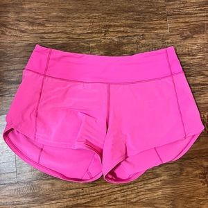 Sonic Pink Lululemon Shorts